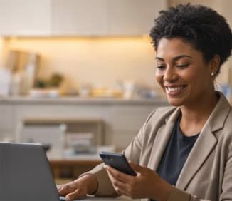 Mental health professional providing support to clients